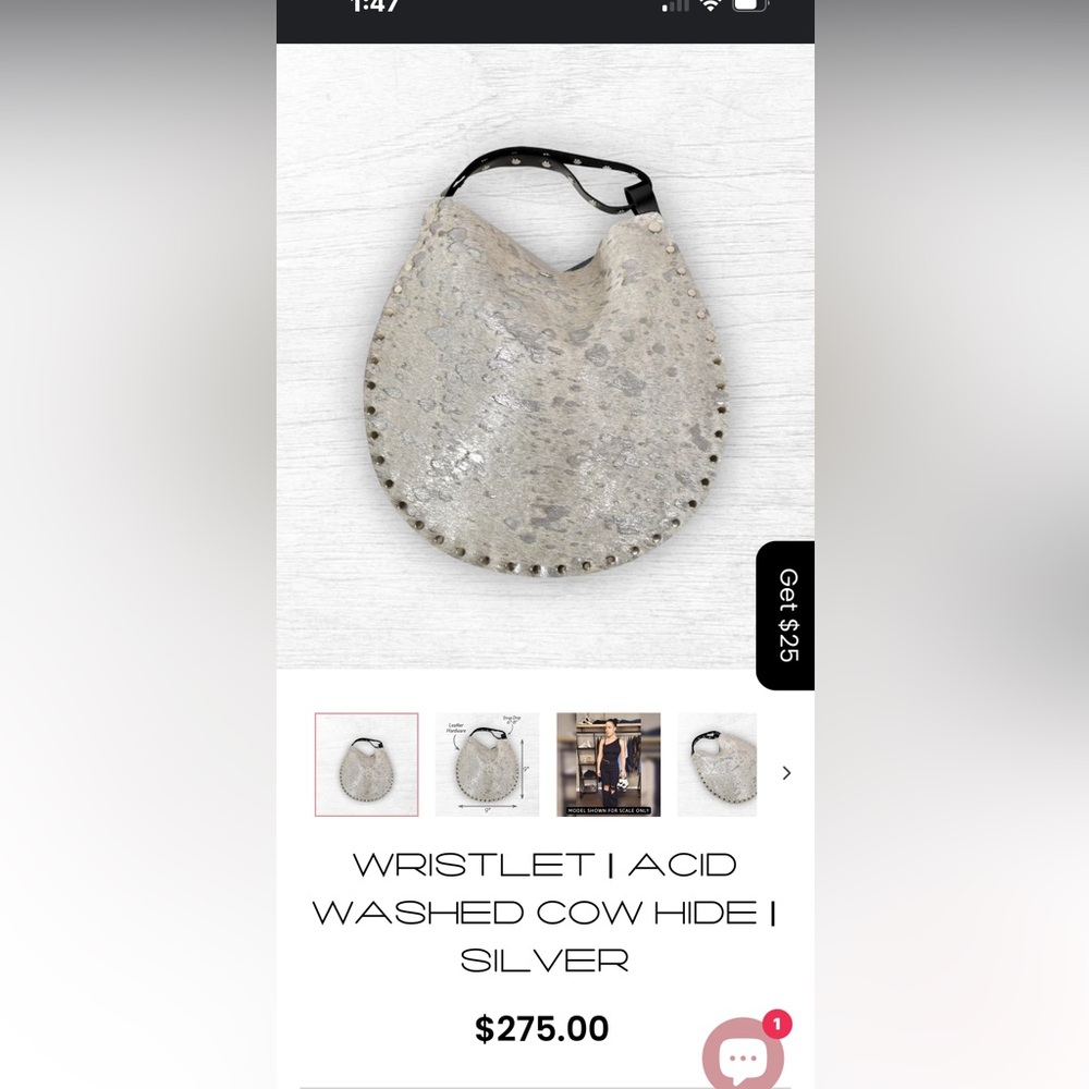 Rebellion by Stephanie wristlet bag